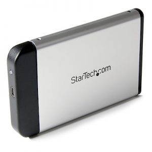 2.5in Silver USB 2.0 to IDE External Hard Drive Enclosure